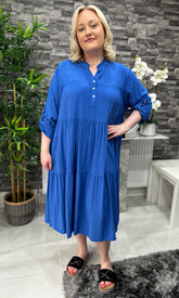 Made In Italy Erin Tiered Frill Dress