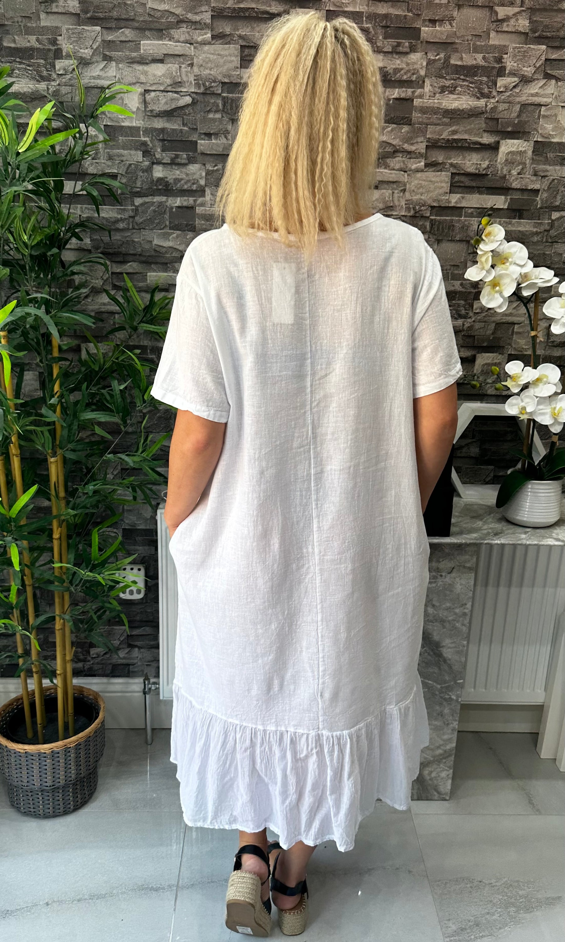 freya linen dress Freya