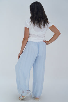 Made In Italy Arabella Pure Silk Trousers