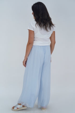 Made In Italy Arabella Pure Silk Trousers